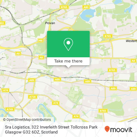 Sra Logistics, 322 Inverleith Street Tollcross Park Glasgow G32 6DZ map