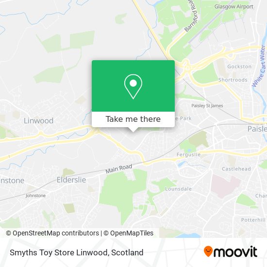 Smyths Toy Store Linwood map