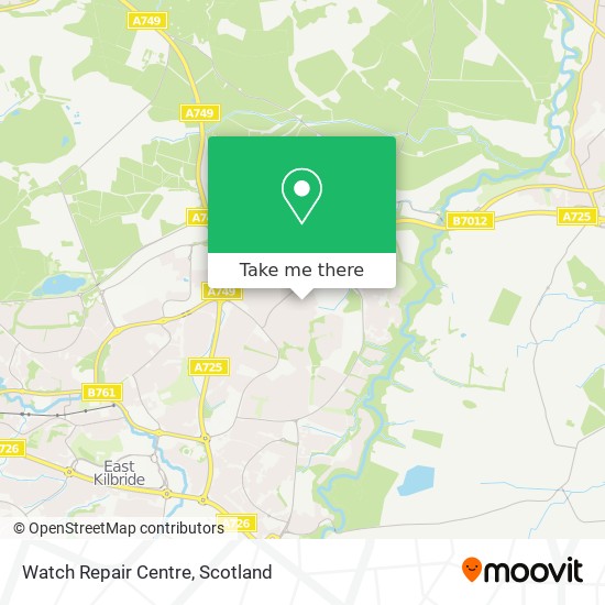 Watch Repair Centre map
