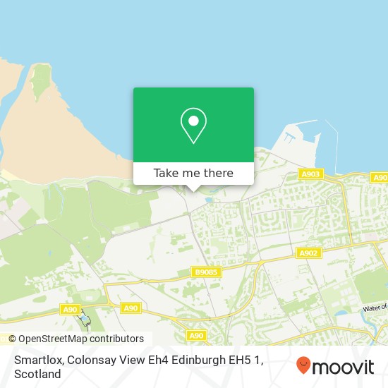 Smartlox, Colonsay View Eh4 Edinburgh EH5 1 map