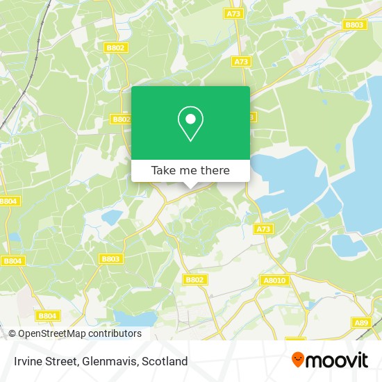 Irvine Street, Glenmavis map