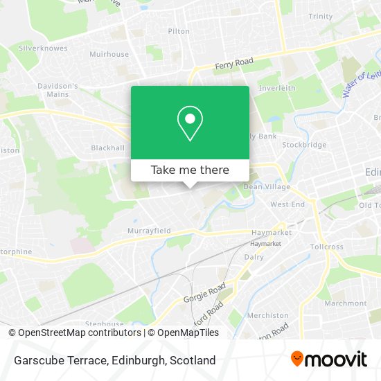 Garscube Terrace, Edinburgh map