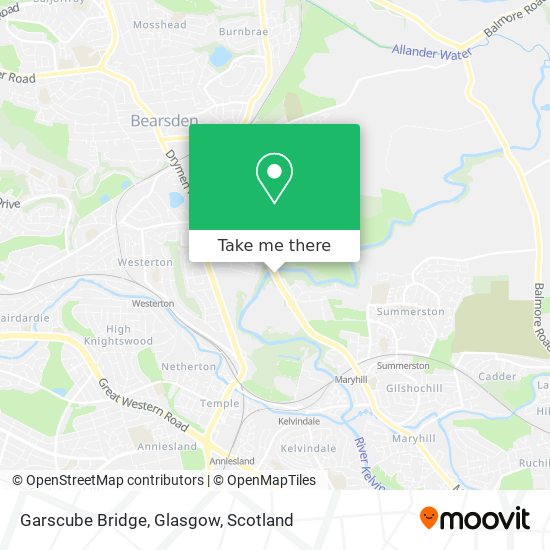 Garscube Bridge, Glasgow map