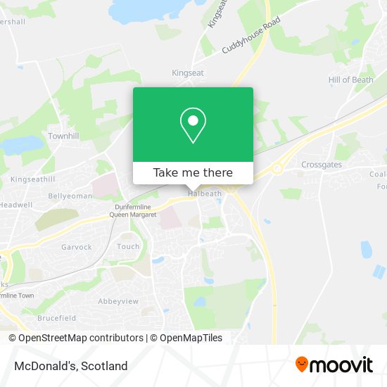 McDonald's map