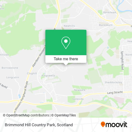 Brimmond Hill Country Park map