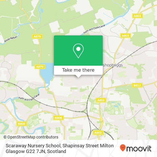 Scaraway Nursery School, Shapinsay Street Milton Glasgow G22 7JN map