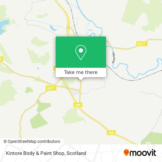 Kintore Body & Paint Shop map