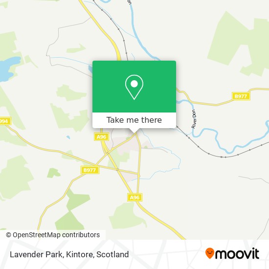 Lavender Park, Kintore map