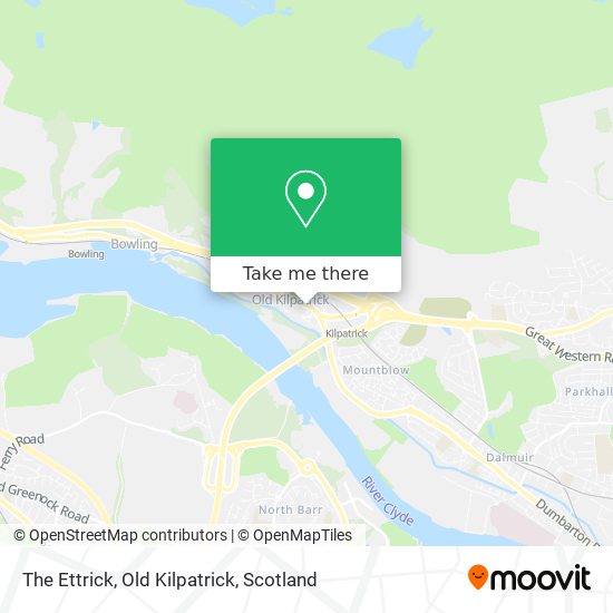 The Ettrick, Old Kilpatrick map