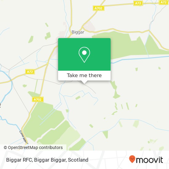 Biggar RFC, Biggar Biggar map