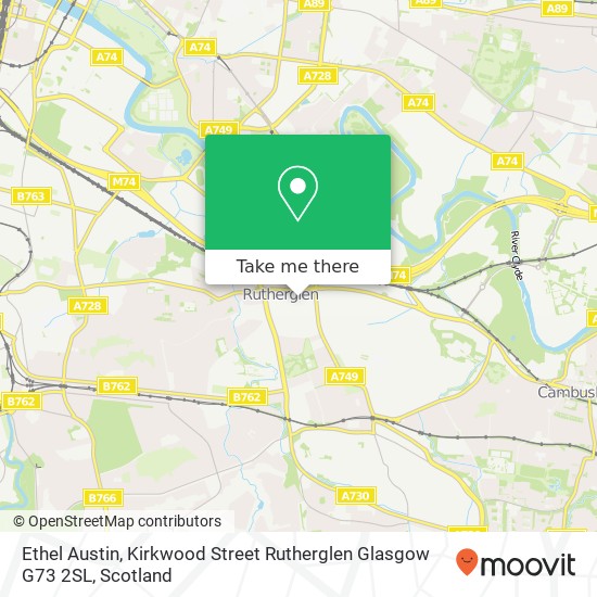 Ethel Austin, Kirkwood Street Rutherglen Glasgow G73 2SL map