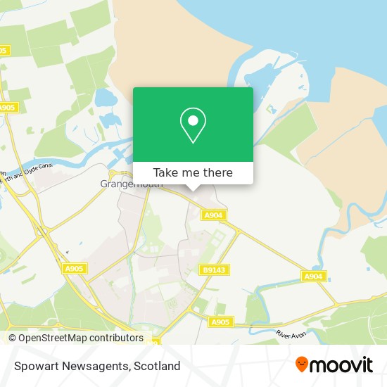 Spowart Newsagents map