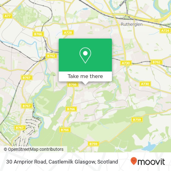30 Arnprior Road, Castlemilk Glasgow map