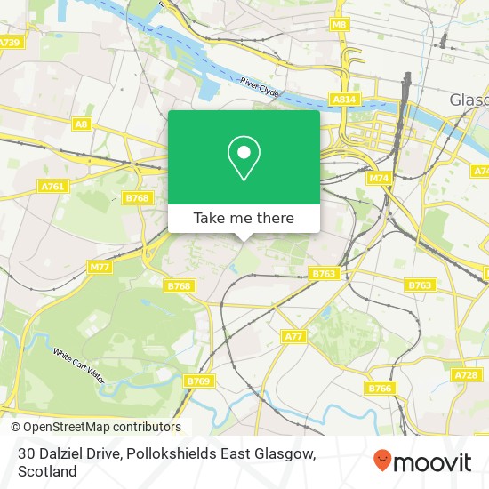 30 Dalziel Drive, Pollokshields East Glasgow map