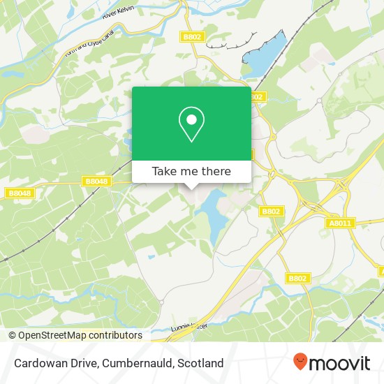 Cardowan Drive, Cumbernauld map