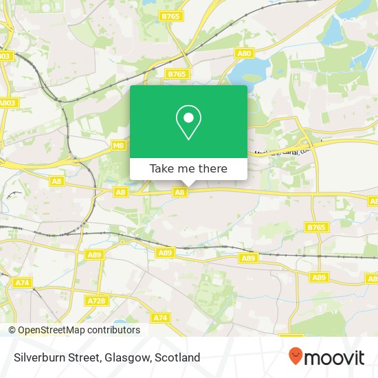 Silverburn Street, Glasgow map