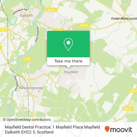 Mayfield Dental Practice, 1 Mayfield Place Mayfield Dalkeith EH22 5 map