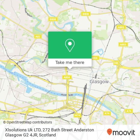 Xlsolutions Uk LTD, 272 Bath Street Anderston Glasgow G2 4JR map