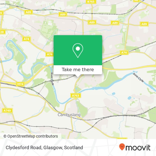 Clydesford Road, Glasgow map