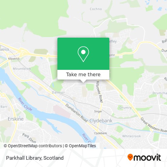 Parkhall Library map