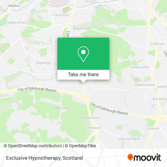 Exclusive Hypnotherapy map