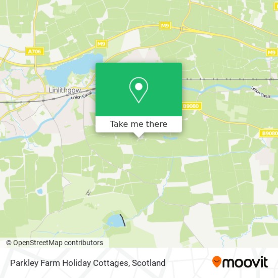 Parkley Farm Holiday Cottages map