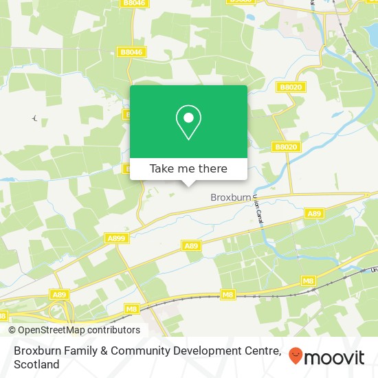 Broxburn Family & Community Development Centre map