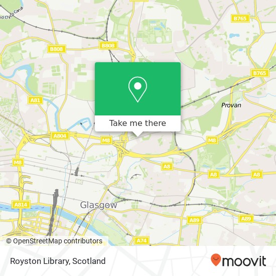 Royston Library map