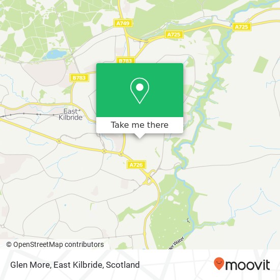 Glen More, East Kilbride map