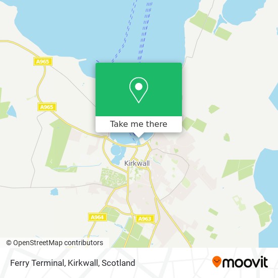 Ferry Terminal, Kirkwall map