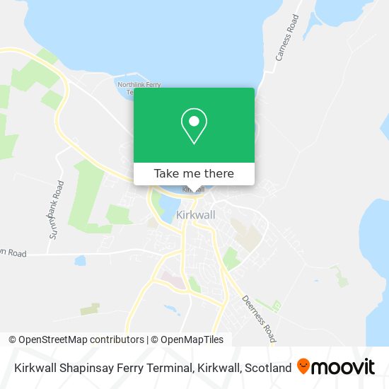 Kirkwall Shapinsay Ferry Terminal, Kirkwall map