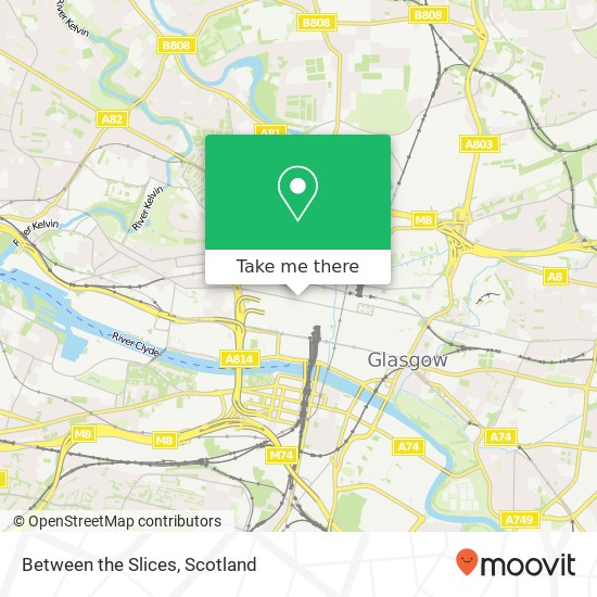 Between the Slices, 192 St Vincent Street Anderston Glasgow G2 5 map
