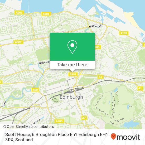 Scott House, 6 Broughton Place Eh1 Edinburgh EH1 3RX map