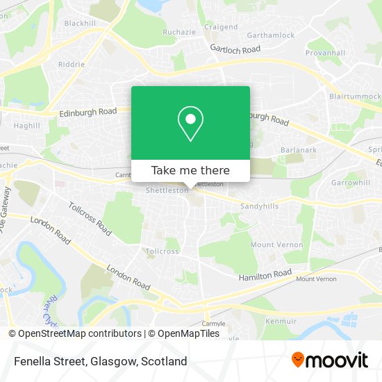 Fenella Street, Glasgow map