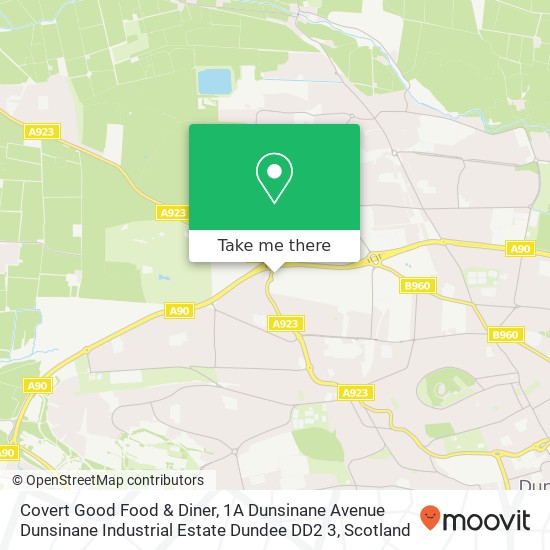 Covert Good Food & Diner, 1A Dunsinane Avenue Dunsinane Industrial Estate Dundee DD2 3 map