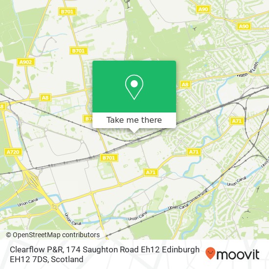 Clearflow P&R, 174 Saughton Road Eh12 Edinburgh EH12 7DS map