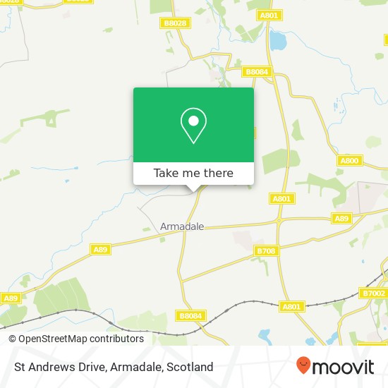 St Andrews Drive, Armadale map