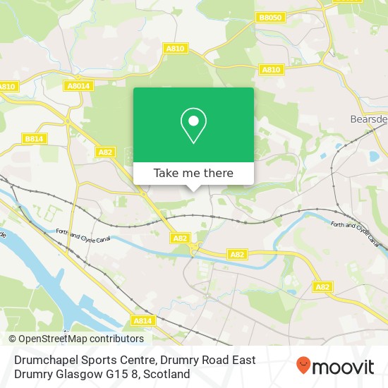Drumchapel Sports Centre, Drumry Road East Drumry Glasgow G15 8 map