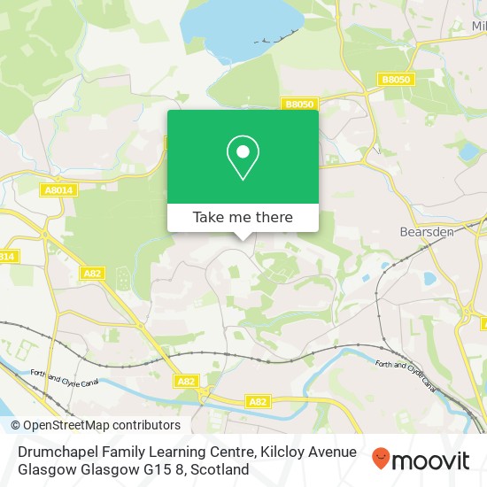 Drumchapel Family Learning Centre, Kilcloy Avenue Glasgow Glasgow G15 8 map