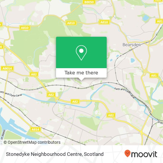 Stonedyke Neighbourhood Centre map