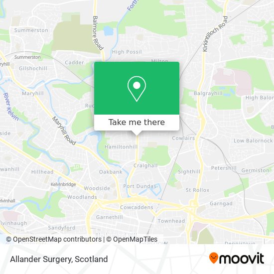 Allander Surgery map