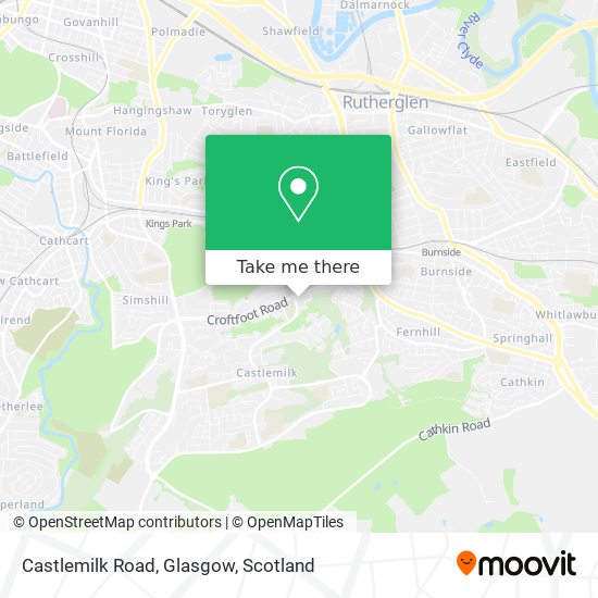 Castlemilk Road, Glasgow map