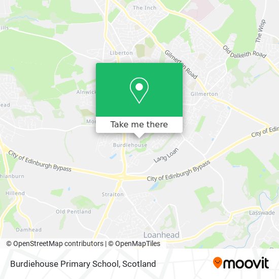 Burdiehouse Primary School map