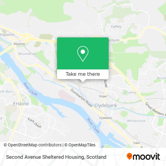 Second Avenue Sheltered Housing map