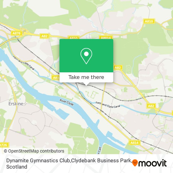 Dynamite Gymnastics Club,Clydebank Business Park map