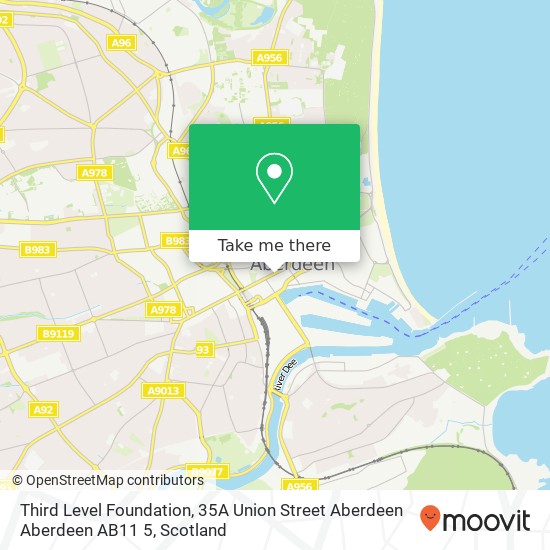 Third Level Foundation, 35A Union Street Aberdeen Aberdeen AB11 5 map
