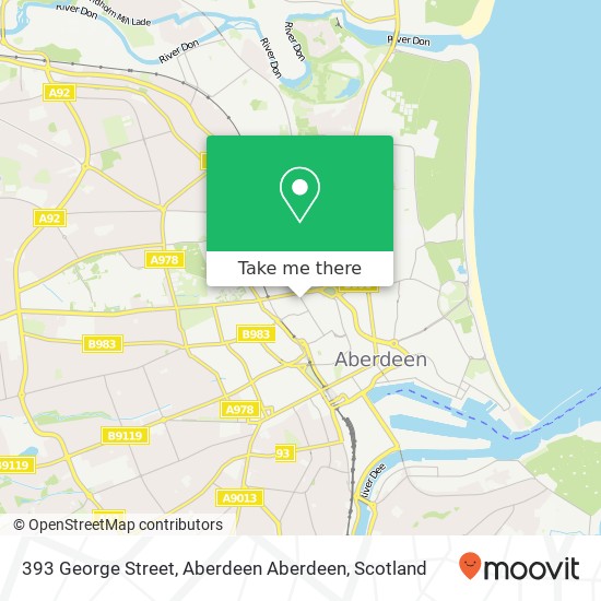 393 George Street, Aberdeen Aberdeen map