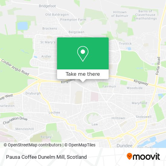 Pausa Coffee Dunelm Mill map