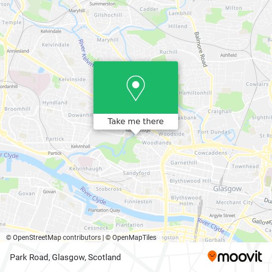 Park Road, Glasgow map