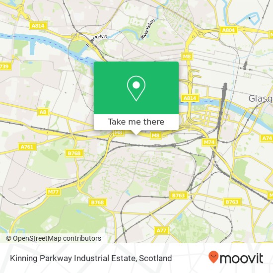 Kinning Parkway Industrial Estate map